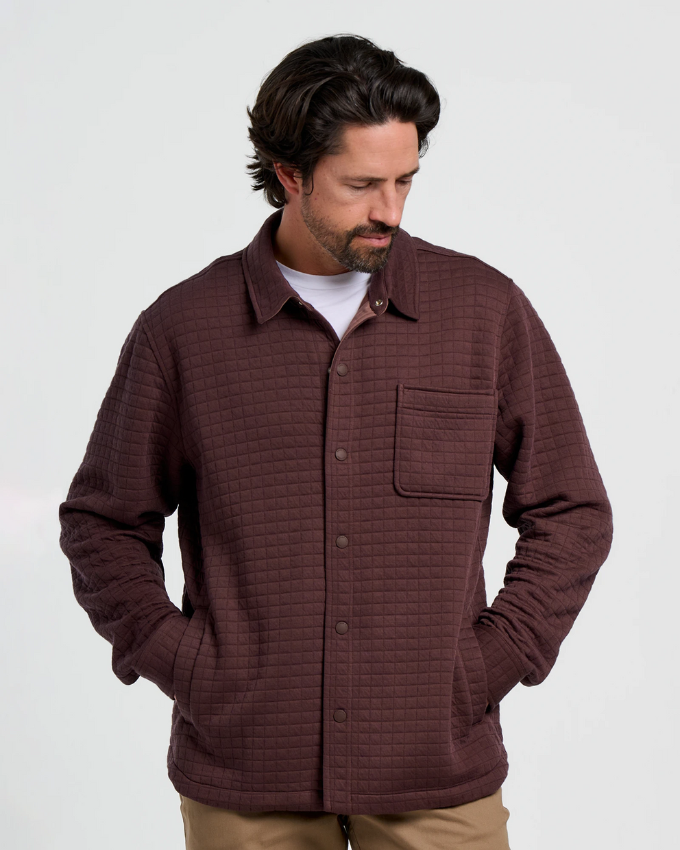 Men's Downvalley Overshirt - Chestnut
