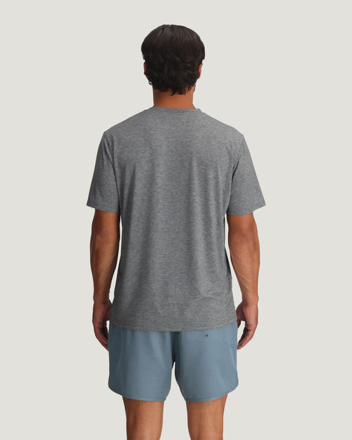 Men's Elevate Lightweight Tee - Heather Grey