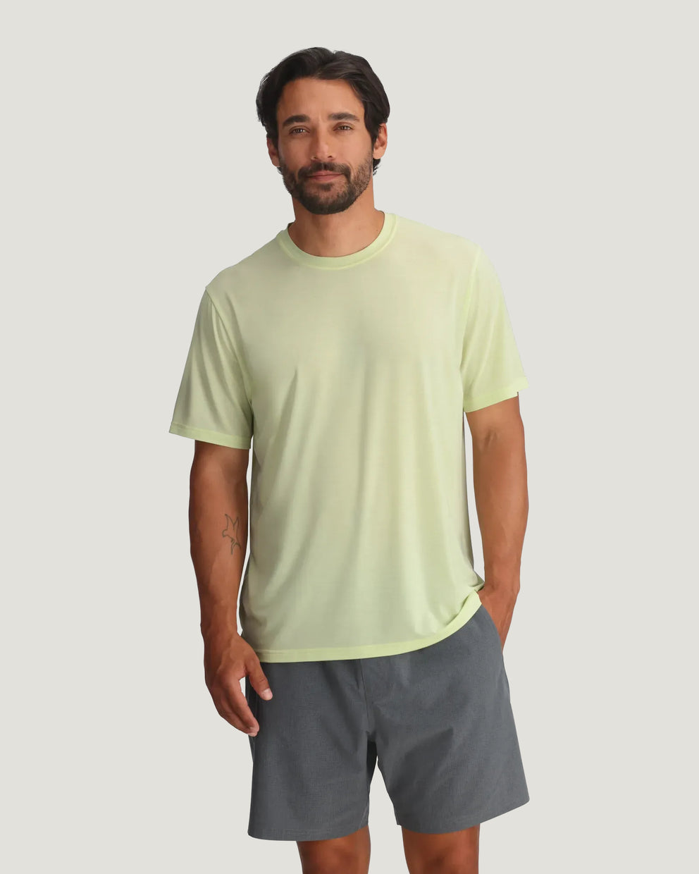 Men's Elevate Lightweight Tee - Lime