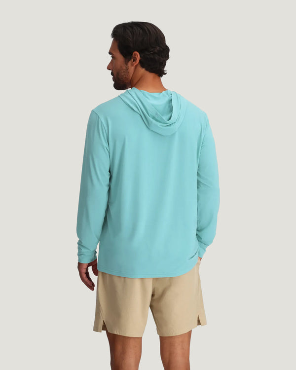 Men's Elevate Lightweight Hoodie - Bahama Blue