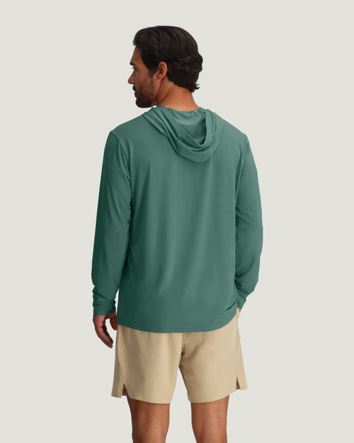 Men's Elevate Lightweight Hoodie - Sea Pine