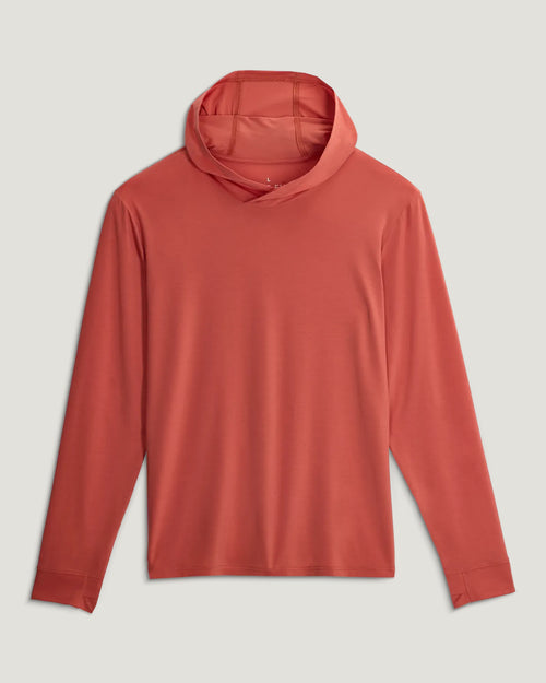 Men's Elevate Lightweight Hoodie - Red Clay