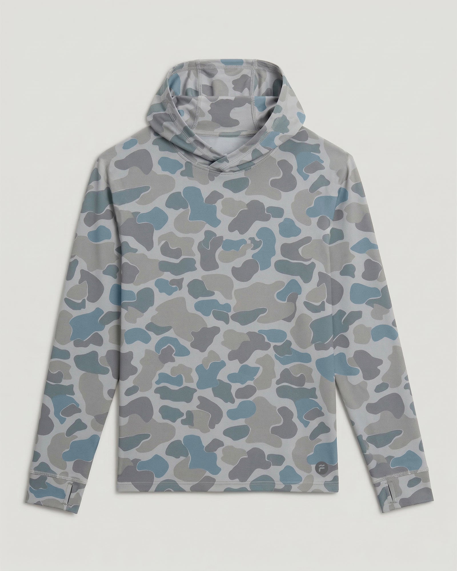Men's Elevate Lightweight Hoodie - Vintage Camo Aspen Grey – Free