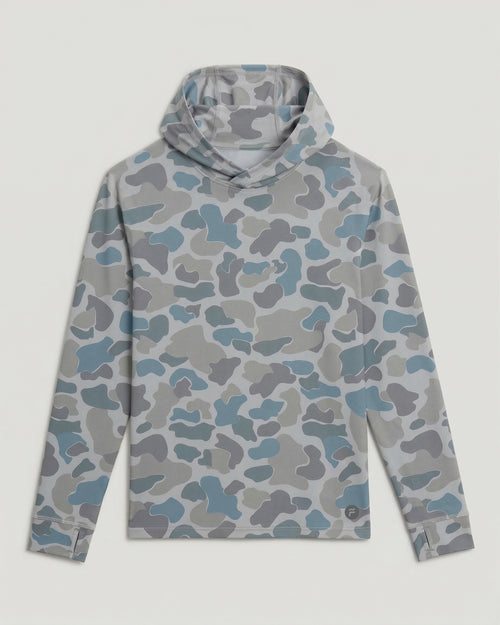 Men's Elevate Lightweight Hoodie - Vintage Camo Aspen Grey