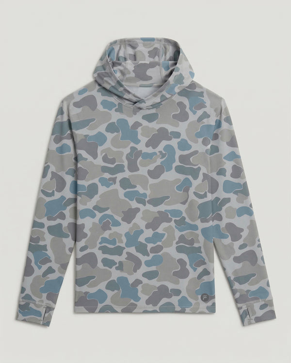 Men's Elevate Lightweight Hoodie - Vintage Camo Aspen Grey