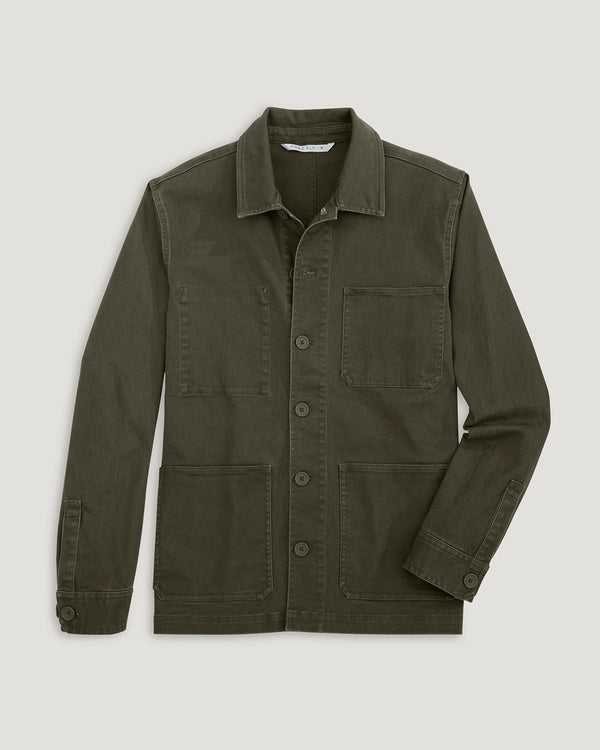Men's Folly Twill Chore Coat - Dark Forest