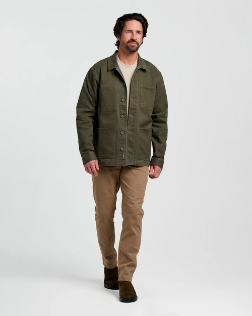 Men's Folly Twill Chore Coat - Dark Forest