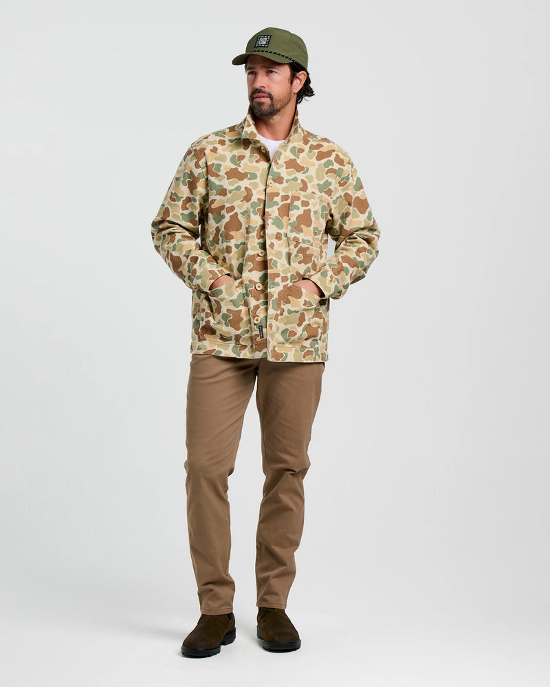 Men's Folly Twill Chore Coat - Vintage Camo