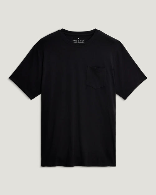 Men's Bamboo Flex Pocket Tee - Black