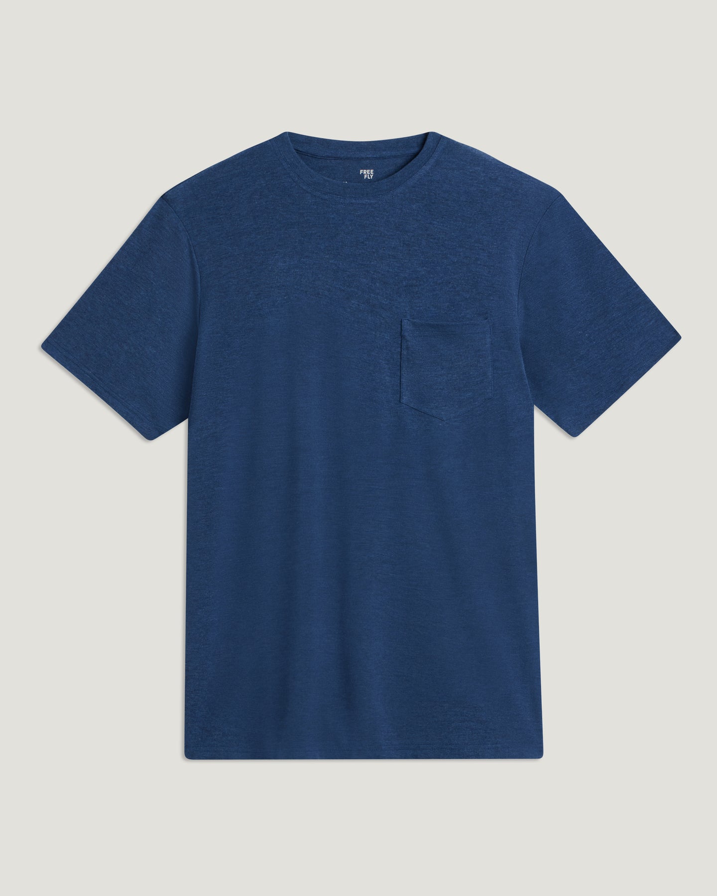 Men's Bamboo Flex Pocket Tee - Heather True Navy