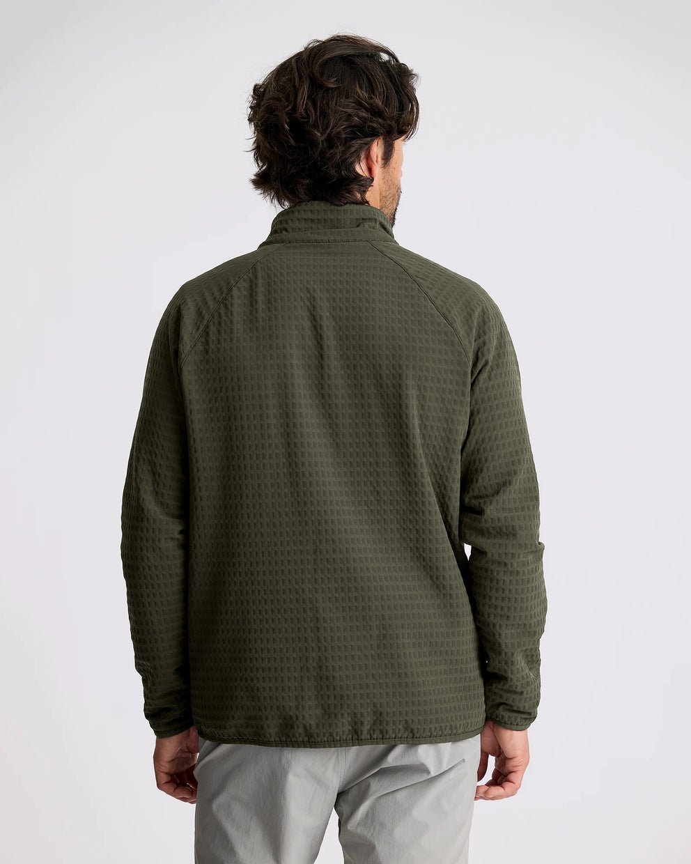 Men's Gridback Fleece Jacket - Dark Forest
