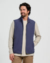 Men's Gridback Fleece Vest - Storm Cloud