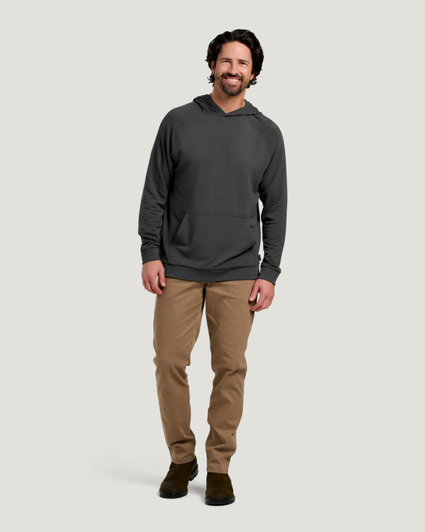 Men's Bamboo Lightweight Fleece Hoodie - Anthracite