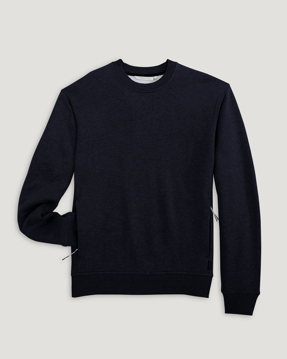 Men's Bamboo Northcoast Fleece Crew - Black