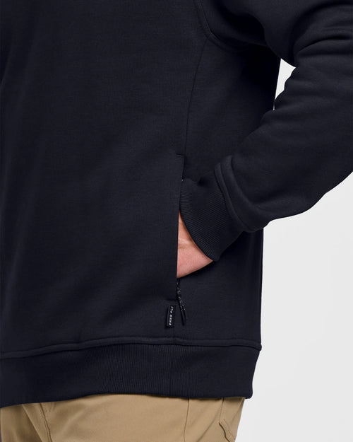 Men's Bamboo Northcoast Fleece Crew - Black