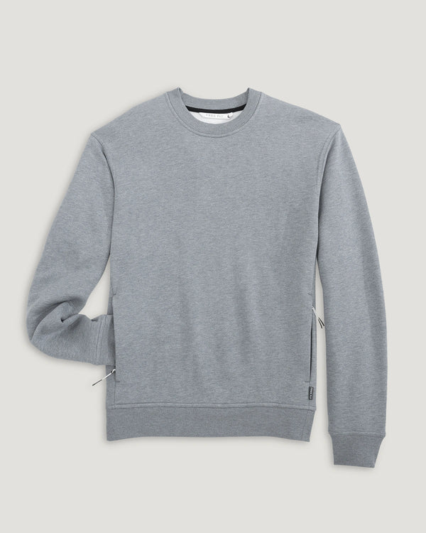 Men's Bamboo Northcoast Fleece Crew - Heather Grey