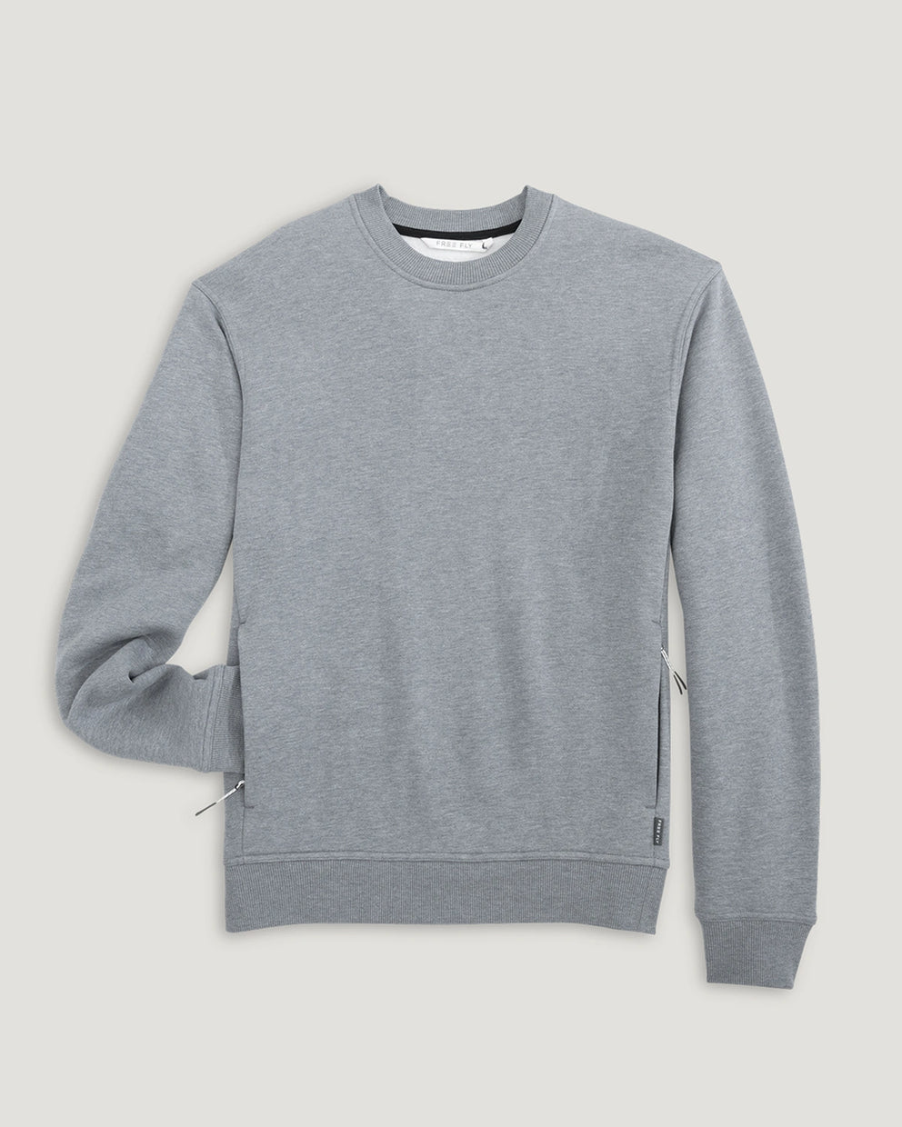 Men's Bamboo Northcoast Fleece Crew - Heather Grey