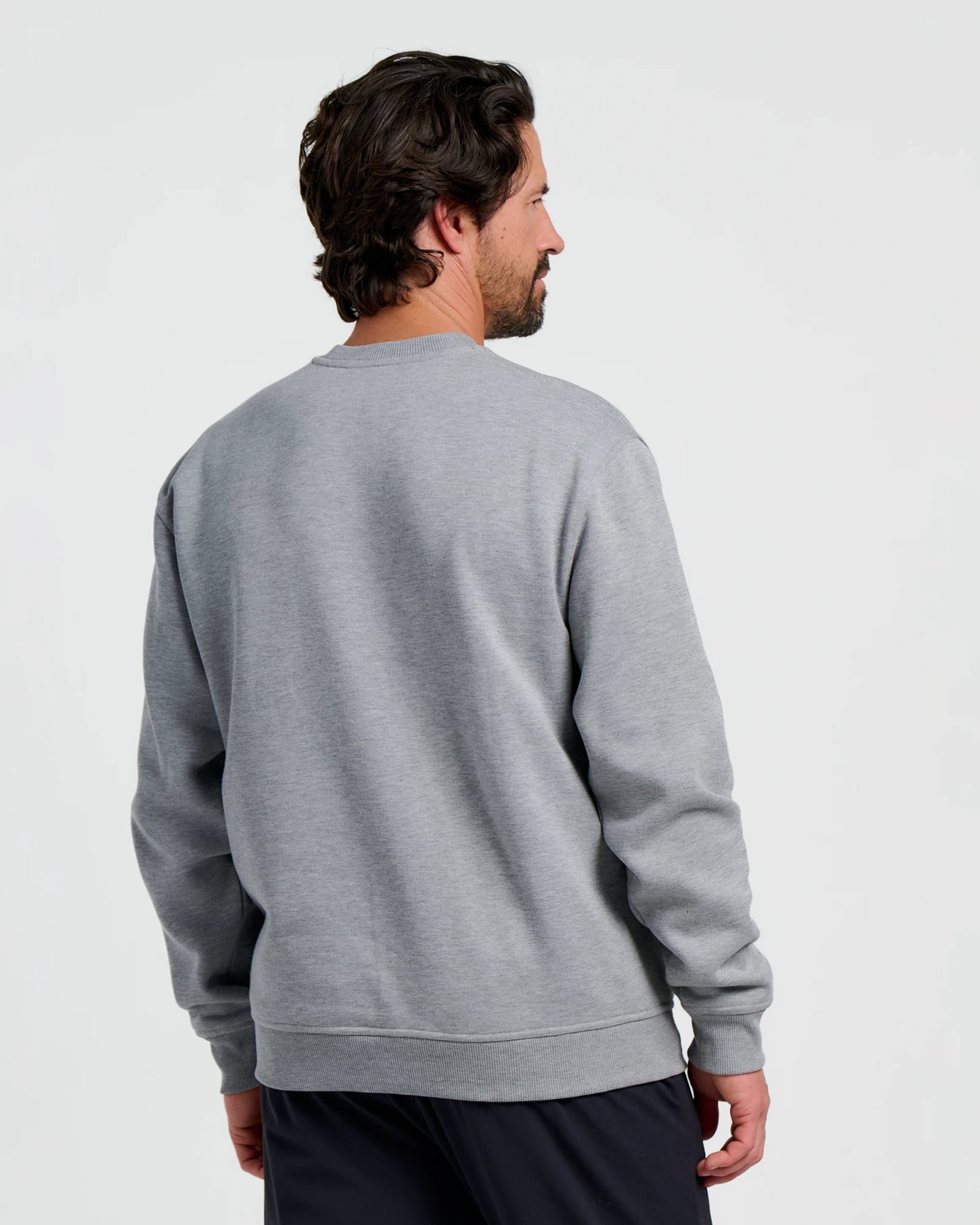 Men's Bamboo Northcoast Fleece Crew - Heather Grey
