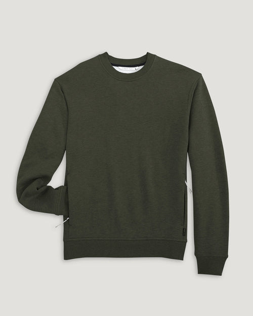 Men's Bamboo Northcoast Fleece Crew - Dark Forest