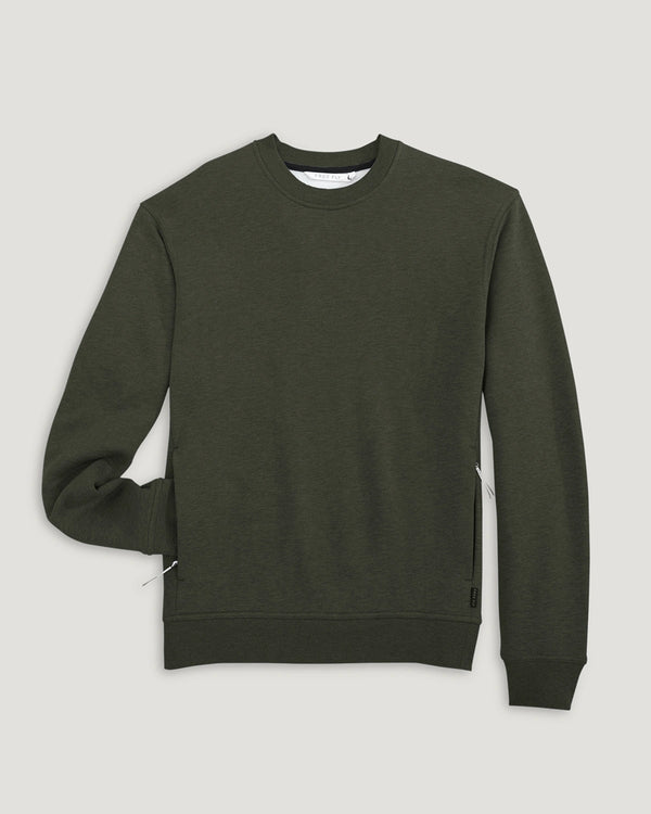 Men's Bamboo Northcoast Fleece Crew - Dark Forest