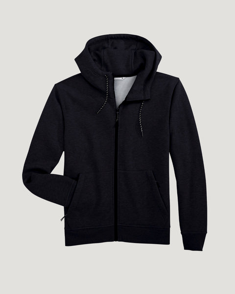 Men's Bamboo Northcoast Fleece Full Zip Hoodie - Black – Free Fly