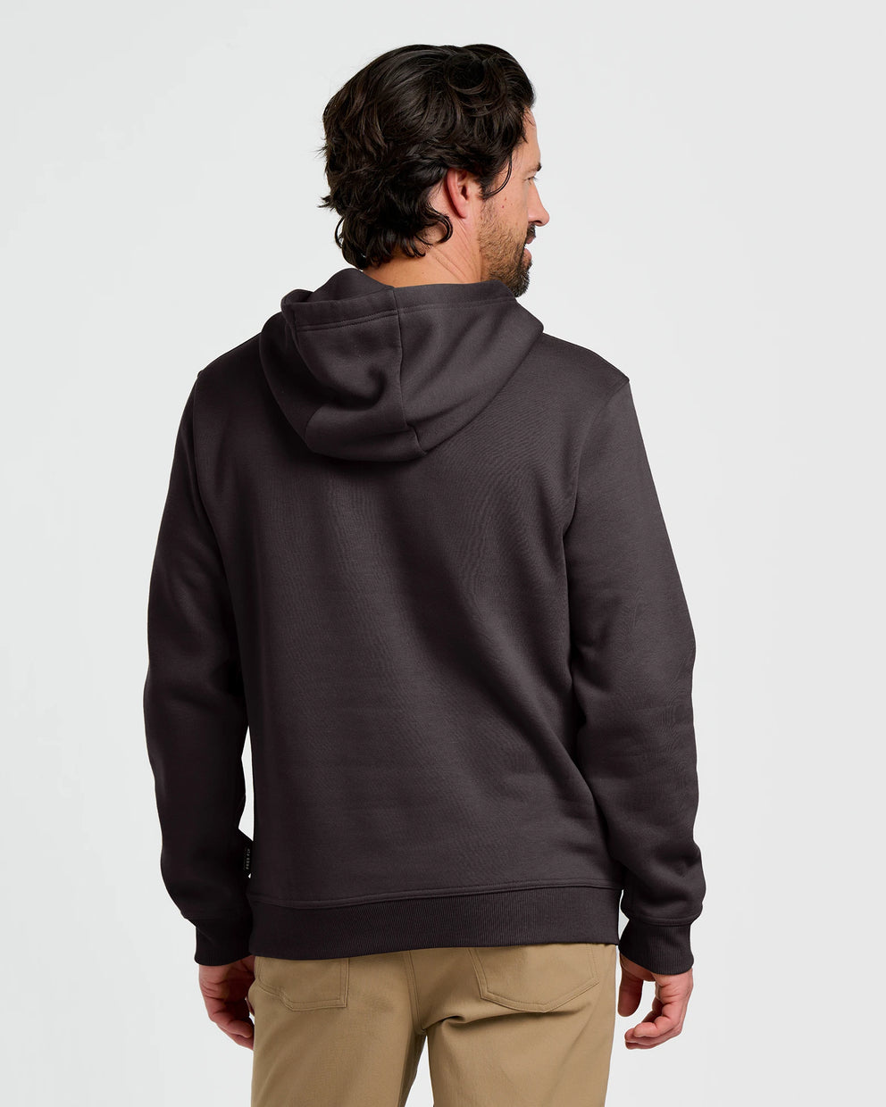 Men's Bamboo Northcoast Fleece Pullover Hoodie - Black