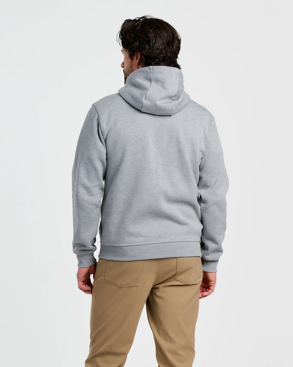 Men's Bamboo Northcoast Fleece Pullover Hoodie - Heather Grey