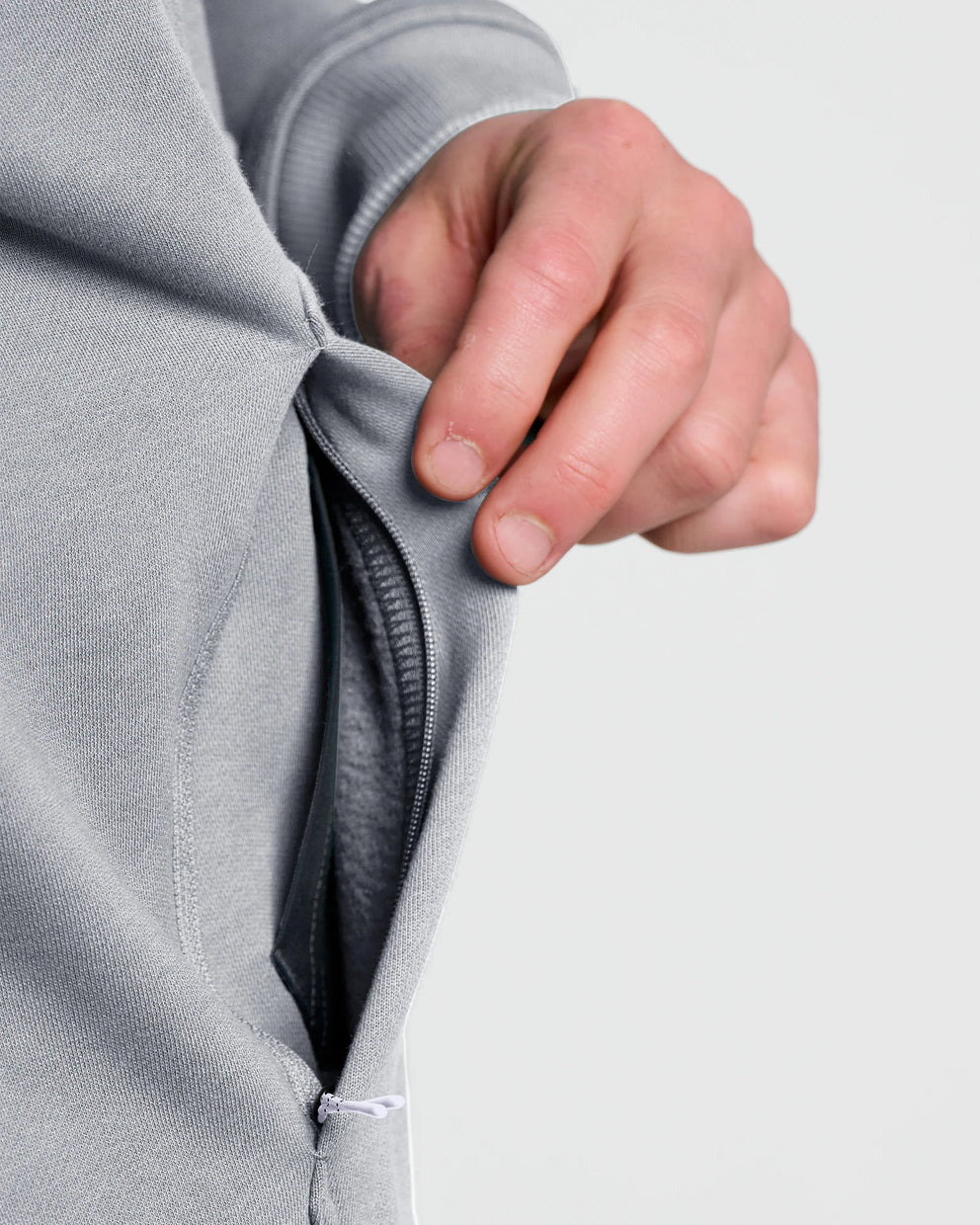 Men's Bamboo Northcoast Fleece Pullover Hoodie - Heather Grey