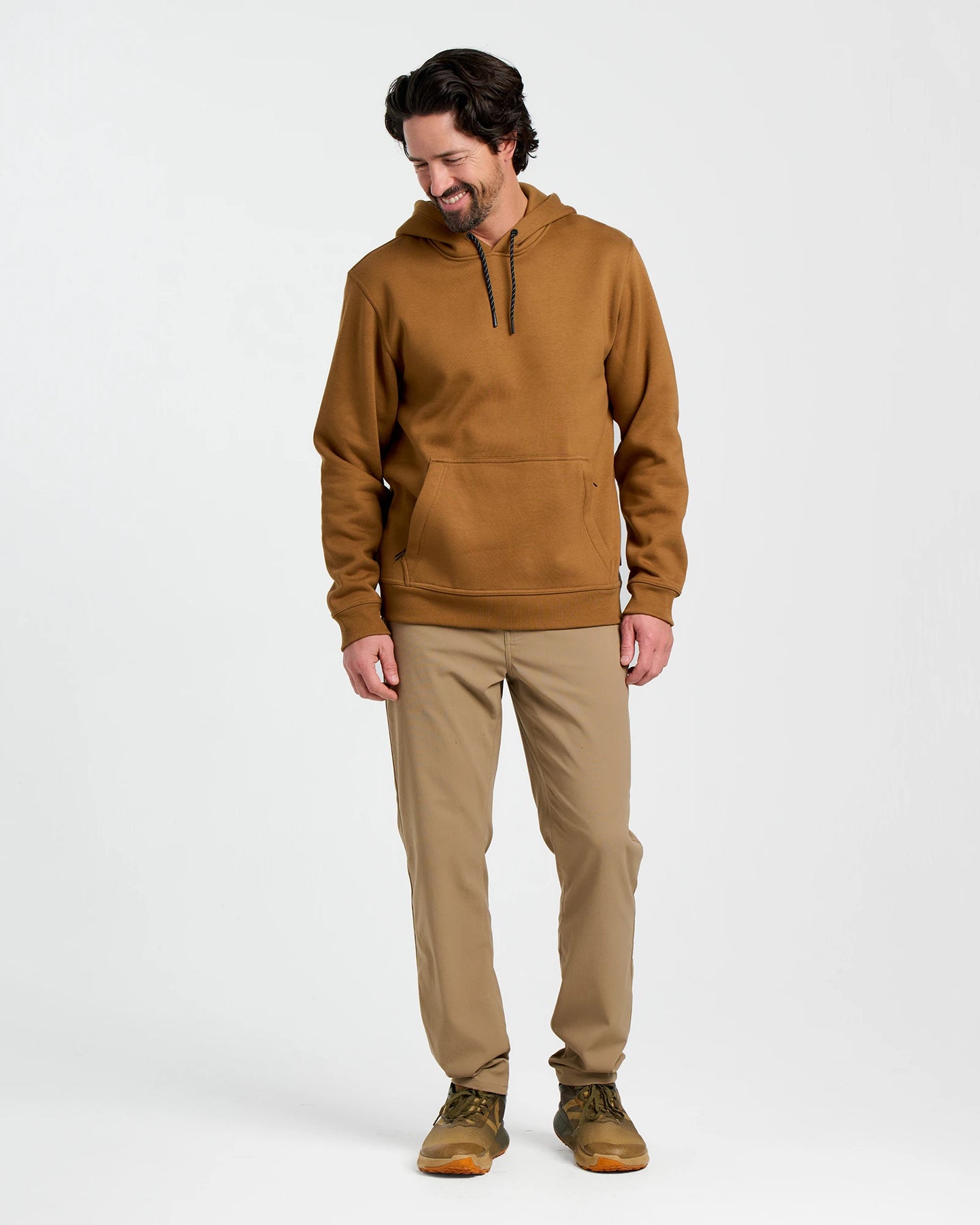 Men's Bamboo Northcoast Fleece Pullover Hoodie - Russet