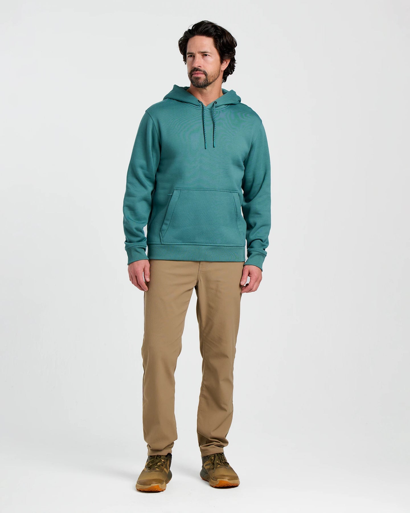 Men's Bamboo Northcoast Fleece Pullover Hoodie - Sea Pine