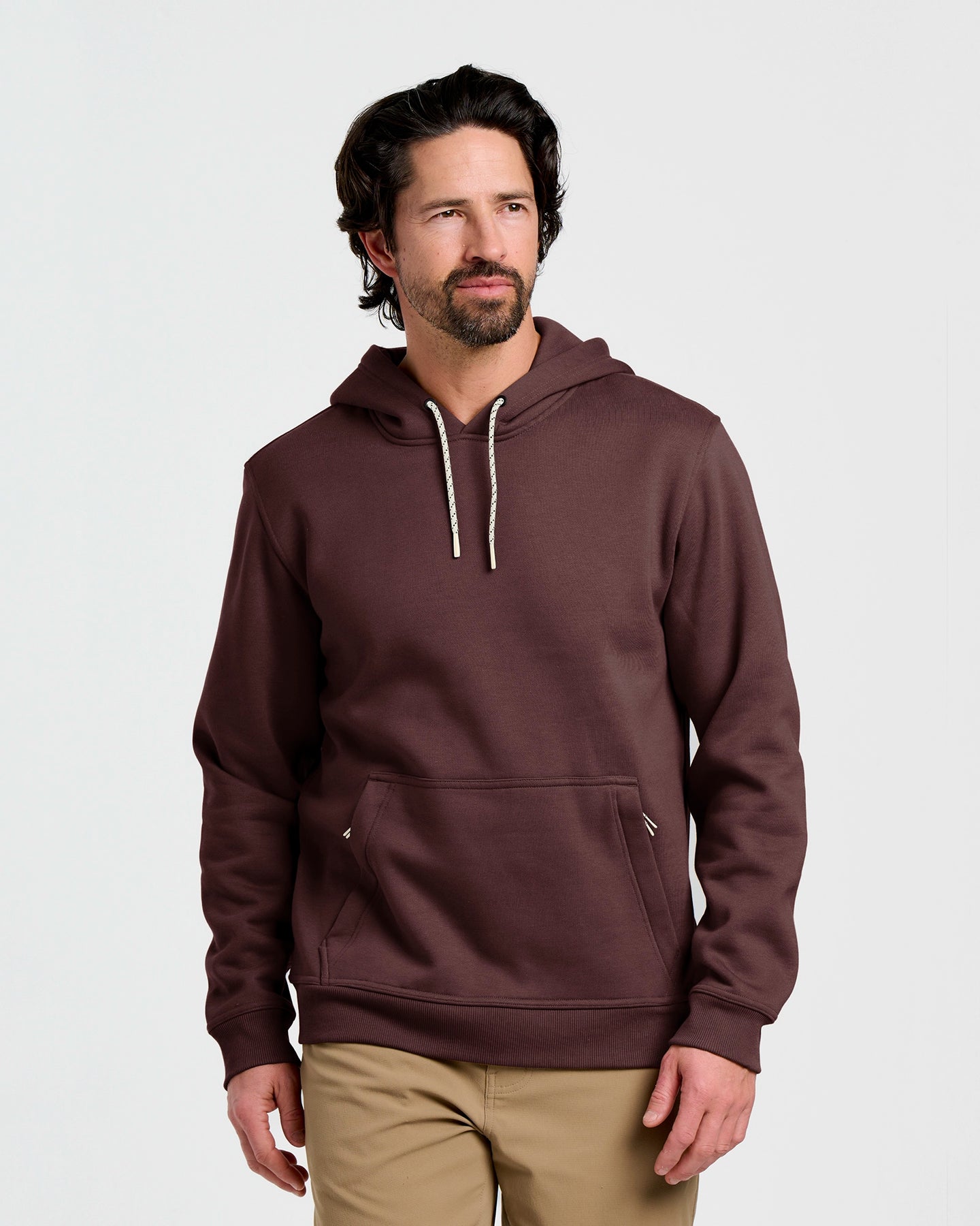 Men's Bamboo Northcoast Fleece Pullover Hoodie - Chestnut