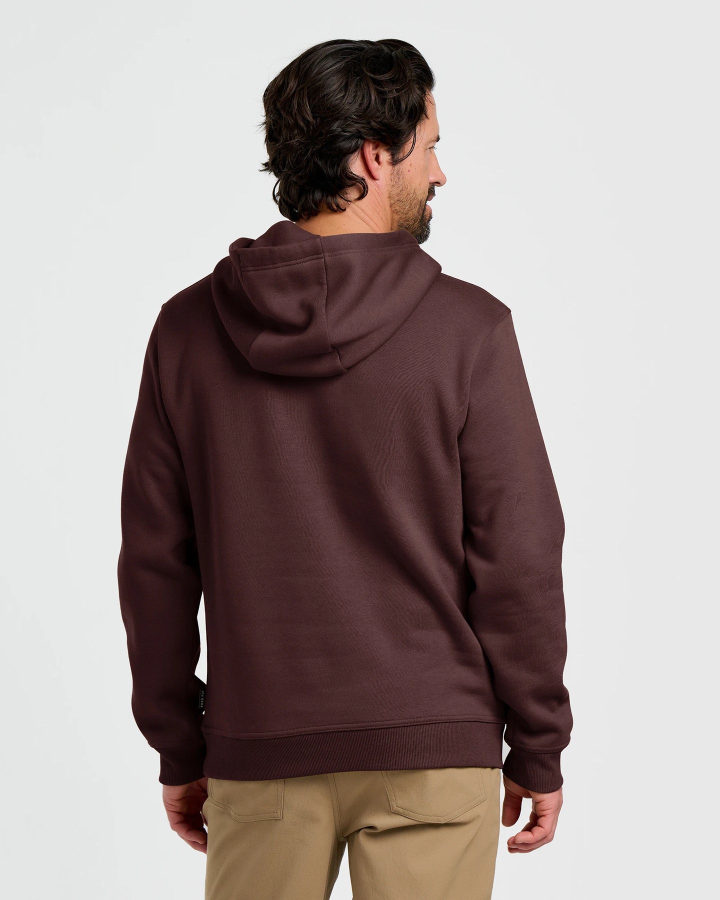 Men's Bamboo Northcoast Fleece Pullover Hoodie - Chestnut