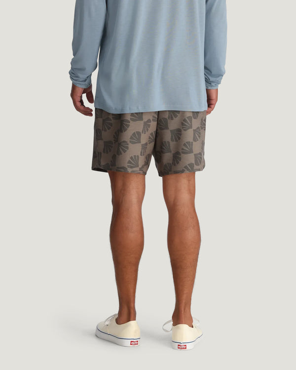 Men's Reverb Short – 7" - Sea Scallop Print Fossil