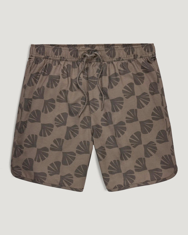 Men's Reverb Short – 7" - Sea Scallop Print Fossil