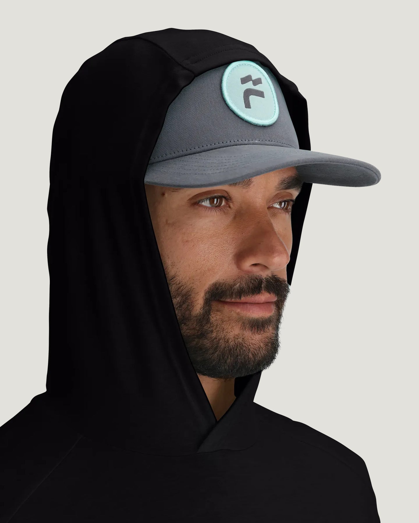 Men's Bamboo Shade Hoodie - Black