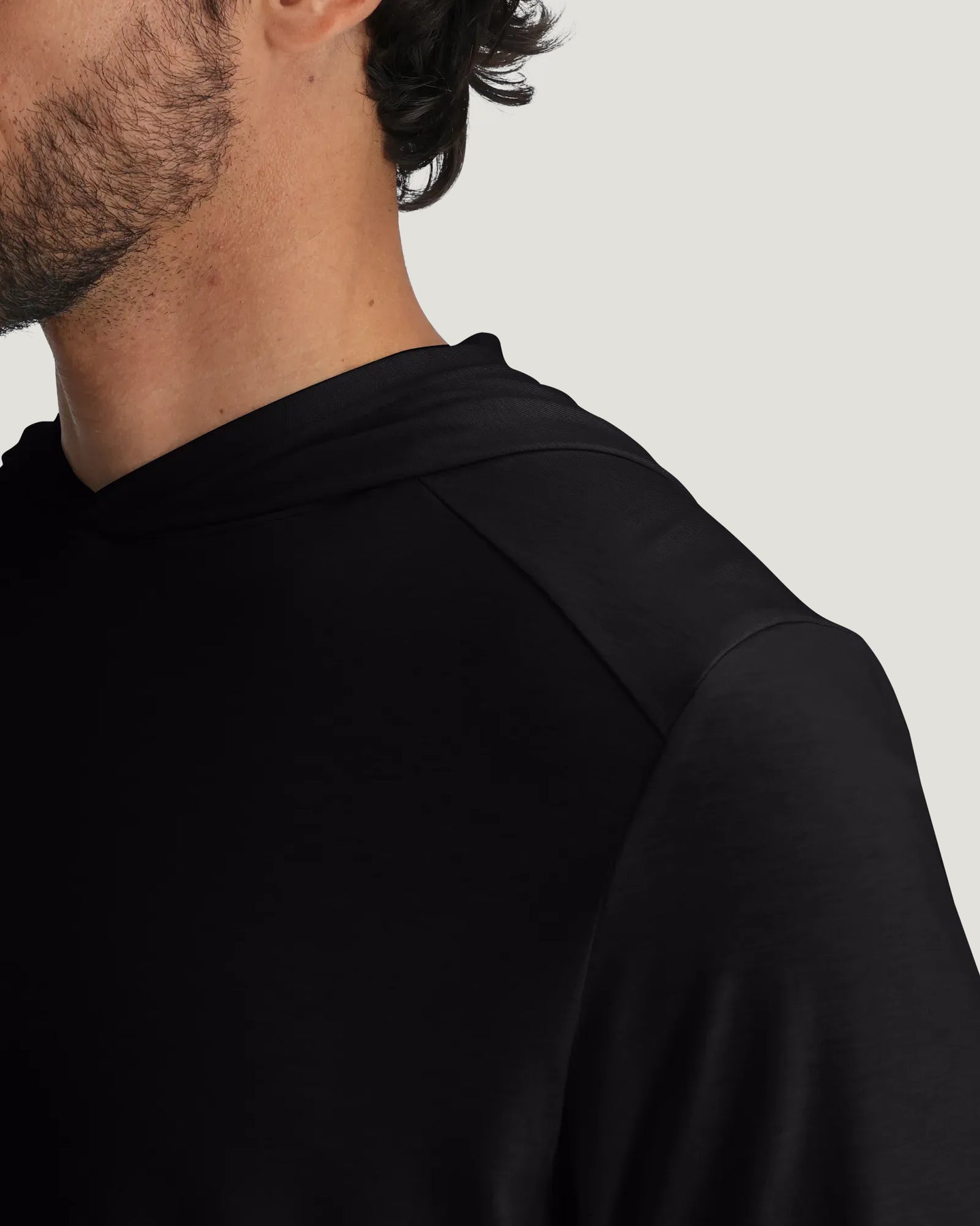 Men's Bamboo Shade Hoodie - Black