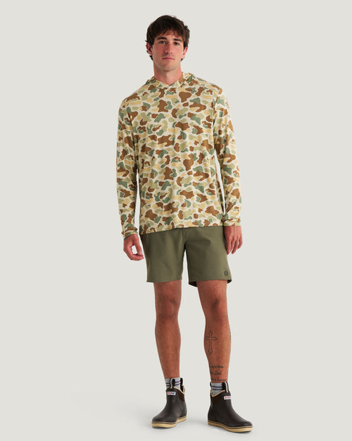 Men's Bamboo Shade Hoodie - Vintage Camo