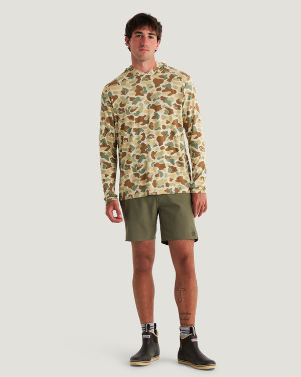 Men's Bamboo Shade Hoodie - Vintage Camo
