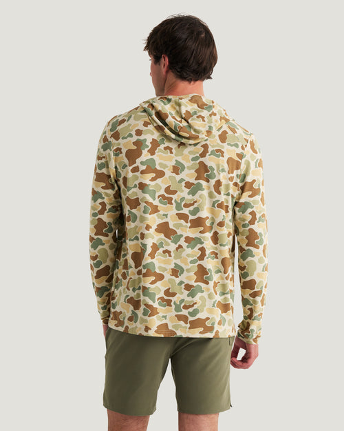 Men's Bamboo Shade Hoodie - Vintage Camo