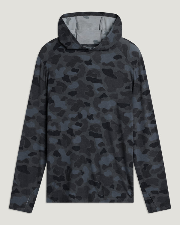 Men's Bamboo Shade Hoodie - Vintage Camo Black