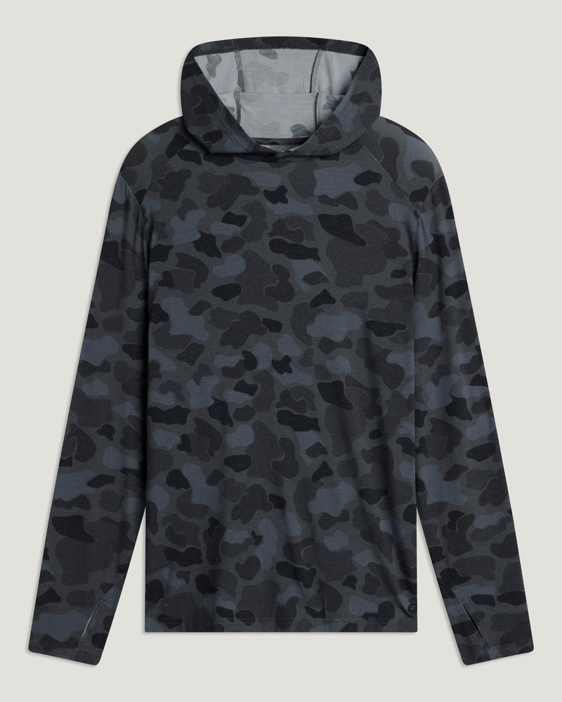 Men's Bamboo Shade Hoodie - Vintage Camo Black
