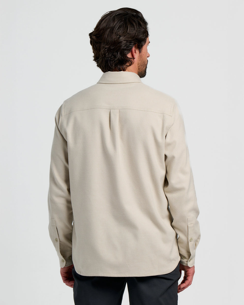 Men's Seawool Flannel Shirt - Sandstone