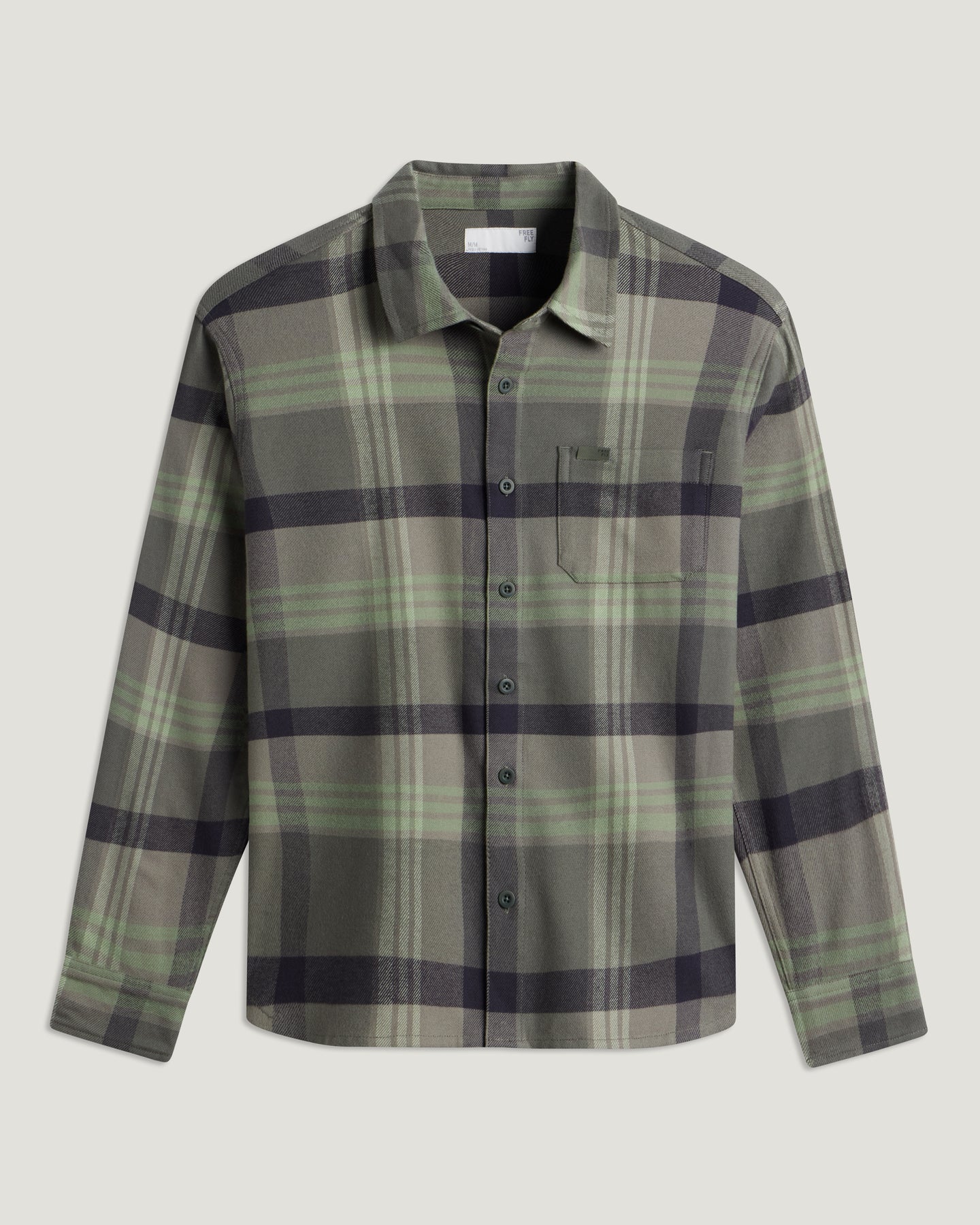 Men's Seawool Flannel Shirt - Dark Forest Plaid