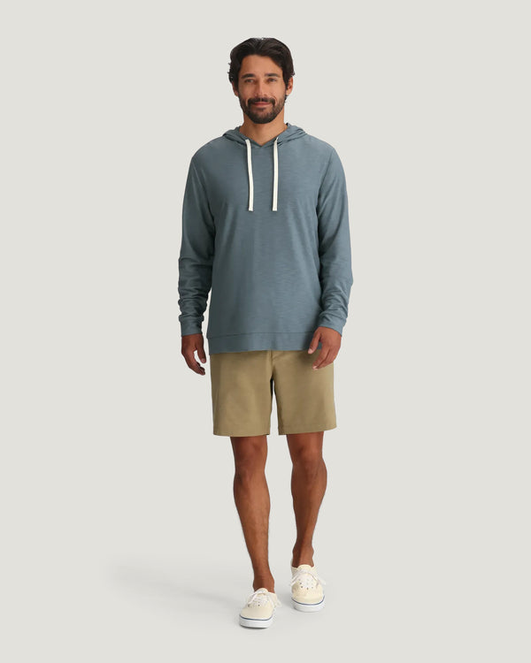 Men's Bamboo Slub Hoodie II - Stormy Sea