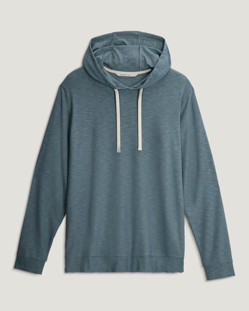 Men's Bamboo Slub Hoodie II - Stormy Sea