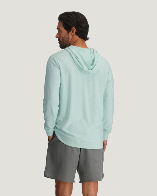 Men's Bamboo Slub Hoodie II - Tropic Sea