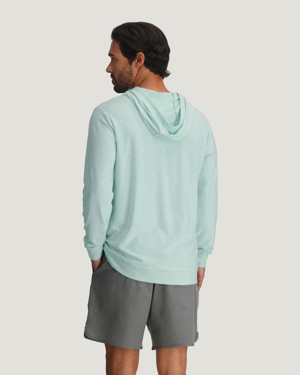 Men's Bamboo Slub Hoodie II - Tropic Sea