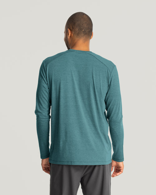 Men's Bamboo Lightweight Long Sleeve - Sea Pine