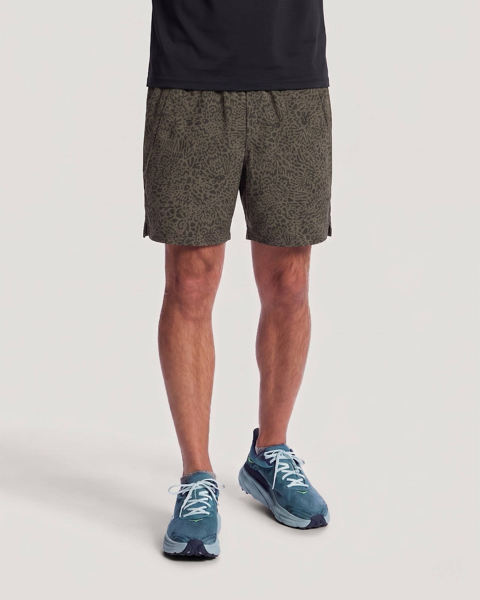 Men's Breeze Vent Short - Drifter Print Fatigue – Free Fly Apparel