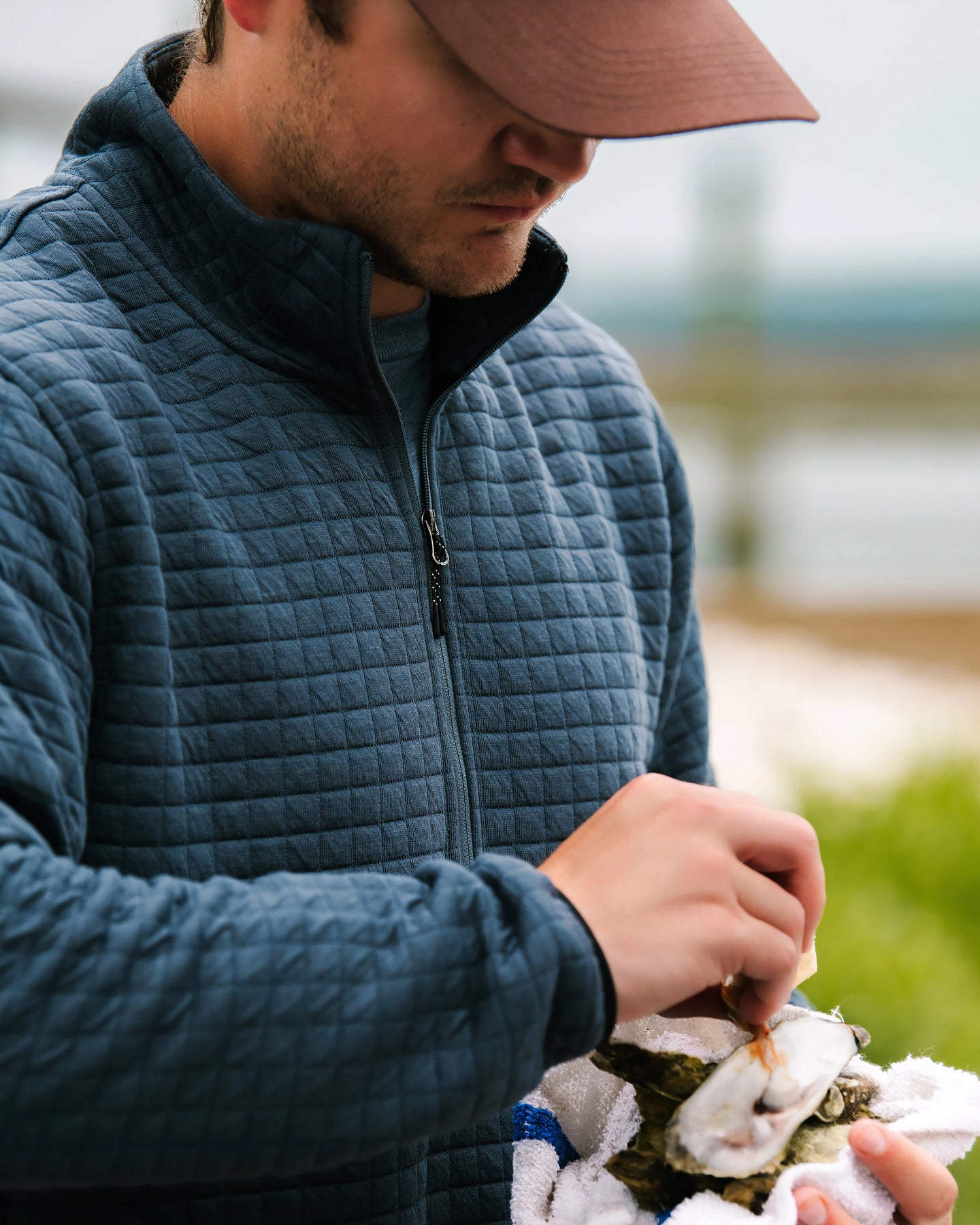Men's Downvalley Quarter Zip - Storm Cloud